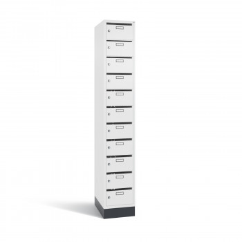Postverteilerschrank, 1 x 11 Fächer, 1950x320x500mm